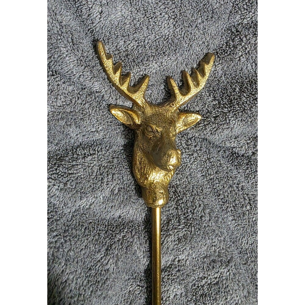 Elegant Gold Deer Head Candle Holder